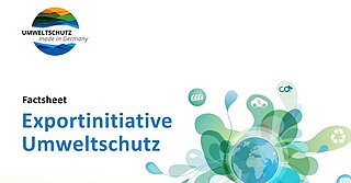 Cover des Factsheets der Exportinitiative Umweltschutz