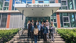 Als Partner der GIZ organisierte die Universität Rostock einen Besuch der Delegation  an der SRH Berlin University of Applied Sciences