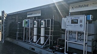 Blick in Pilotanlage