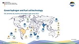 World Map | EXI activies in green hydrogen and fuel cell technology