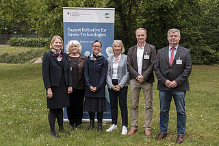 Vortragende v.l. Fr. Braune, Fr. Bünemann, Fr. Geisel, Fr. Parker, Hr. Lücke, Hr. Keck 