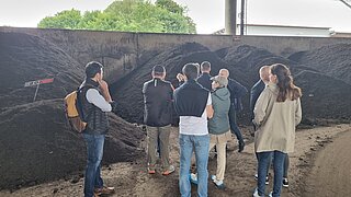 Das Kompostwerk im Wertstoffzentrum VIVO in Warngau.